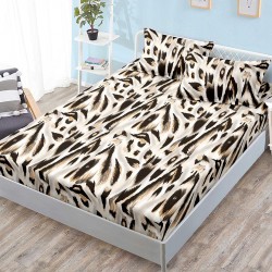 Husa de pat cu elastic + 2 fete perna Amira