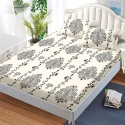 Husa de pat cu elastic + 2 fete perna Soraya