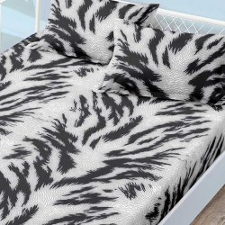 Husa de pat cu elastic + 2 fete perna Elora Husa de pat cu elastic + 2 fete perna Elora