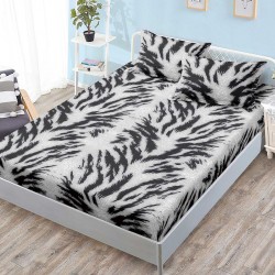 Husa de pat cu elastic + 2 fete perna Elora