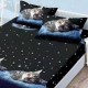 Husa de pat cu elastic + 2 fete perna Sleepy Cat