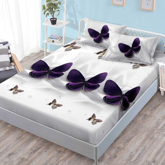 Husa de pat cu elastic + 2 fete perna Zola