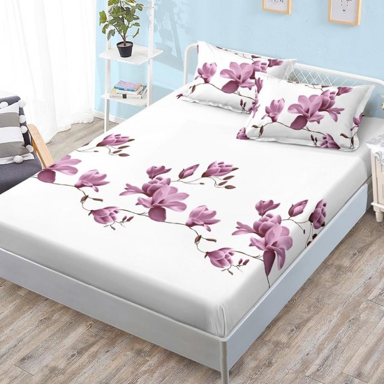 Husa de pat cu elastic + 2 fete perna Leni Husa de pat cu elastic + 2 fete perna Leni