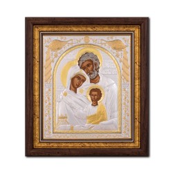 Icoana argintata - Sfanta Familie 24x26 cm