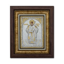 Icoana argintata - Sfantul Ierarh Nectarie din Eghina 27x32 cm