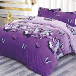 Lenjerie Cocolino Pufoasa cu Elastic 4 piese Purple Spring