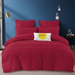 Lenjerie de pat bumbac brodat 6 piese