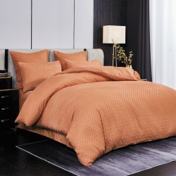 Lenjerie de pat bumbac brodat 6 piese