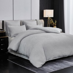 Lenjerie de pat bumbac brodat 6 piese