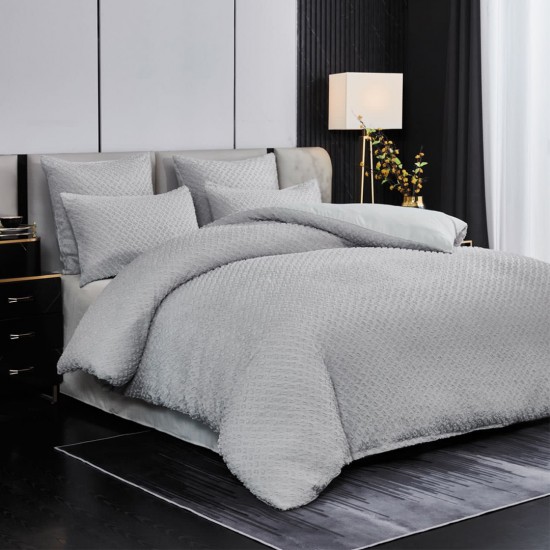 Lenjerie de pat bumbac brodat 6 piese