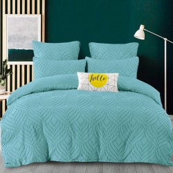 Lenjerie de pat bumbac brodat 6 piese