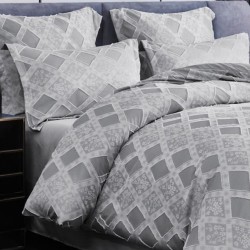 Lenjerie de pat bumbac brodat 6 piese