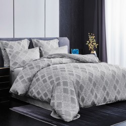 Lenjerie de pat bumbac brodat 6 piese