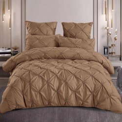 Lenjerie de pat bumbac brodat 6 piese Ophelia