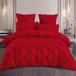 Lenjerie de pat bumbac brodat 6 piese Pasion