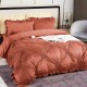 Lenjerie de pat din Catifea cu Inimioare Brodate Hearts Design Lenjerie de pat din Catifea cu Inimioare Brodate Hearts Design