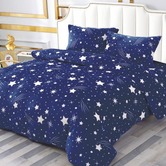Lenjerie Cocolino Pufoasa cu Elastic 4 piese Blue Stars