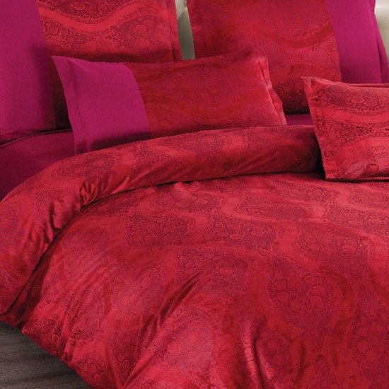 Lenjerie de pat din Catifea 6 Piese Red Passion