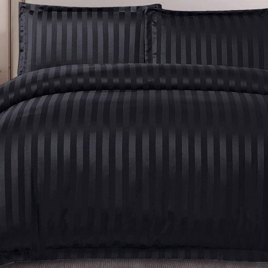 Lenjerie Damasc 4 piese cu Elastic Blacky