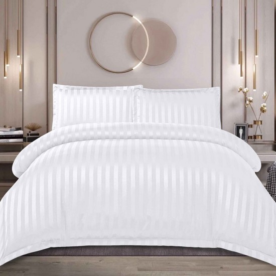 Lenjerie Damasc 4 piese cu Elastic Carla