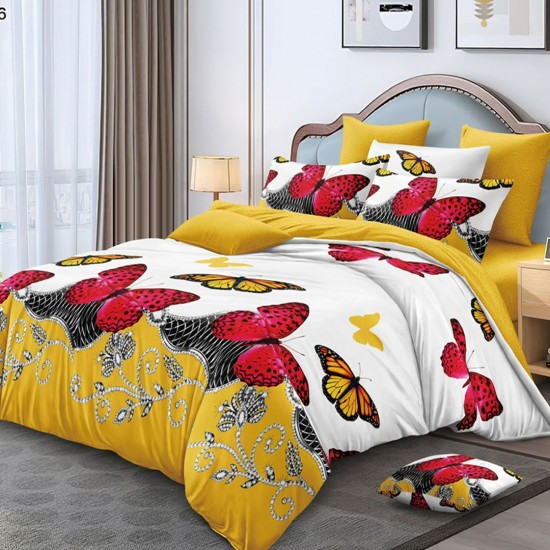 Lenjerie de pat Bumbac Finet 6 Piese Timeea