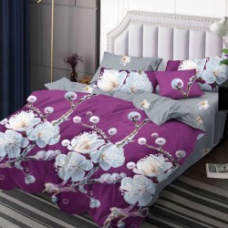 Lenjerie de pat Bumbac Finet 6 Piese Purple