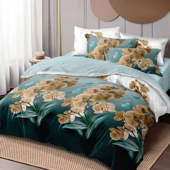 Lenjerie de pat Bumbac Finet 6 Piese Oriana