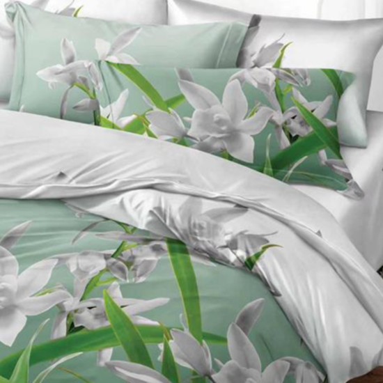 Lenjerie de pat Bumbac Finet 6 Piese Nature