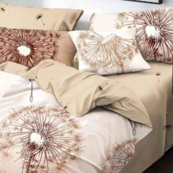 Lenjerie de pat Bumbac Finet 6 Piese Browns Lenjerie de pat Bumbac Finet 6 Piese Browns