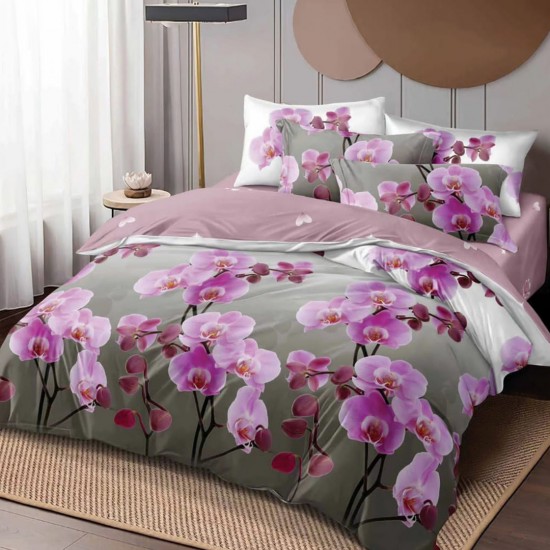 Lenjerie de pat Bumbac Finet 6 Piese Laurie