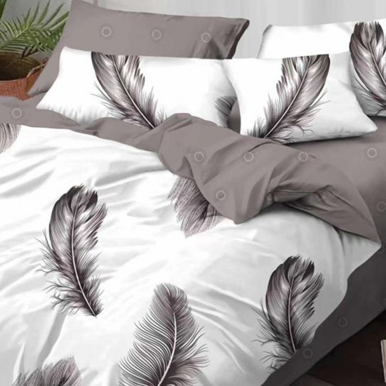 Lenjerie de pat Bumbac Finet 6 Piese Feather