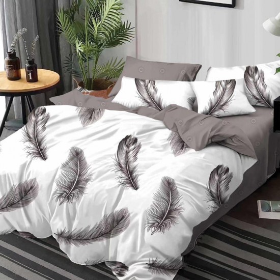 Lenjerie de pat Bumbac Finet 6 Piese Feather