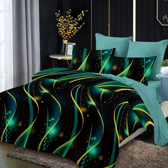 Lenjerie de pat Bumbac Finet 6 Piese Senalda