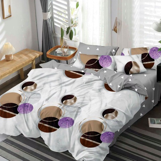 Lenjerie de pat Bumbac Finet 6 Piese Anisia