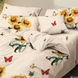 Lenjerie de pat Bumbac Finet 6 Piese Camellia Lenjerie de pat Bumbac Finet 6 Piese Camellia