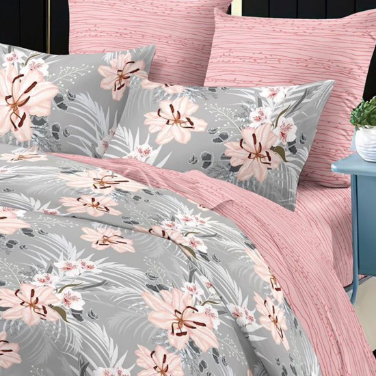 Lenjerie de pat Bumbac Finet 6 Piese Savannah