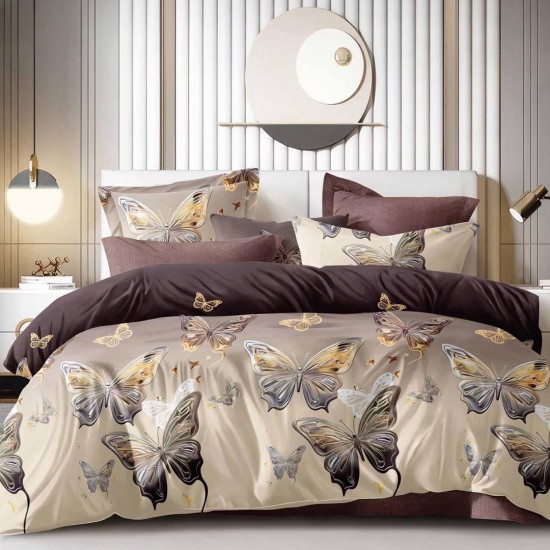 Lenjerie de pat Bumbac Finet 6 Piese Maliara Lenjerie de pat Bumbac Finet 6 Piese Maliara