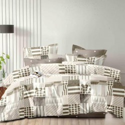 Lenjerie de pat Bumbac Finet 6 Piese Calindra