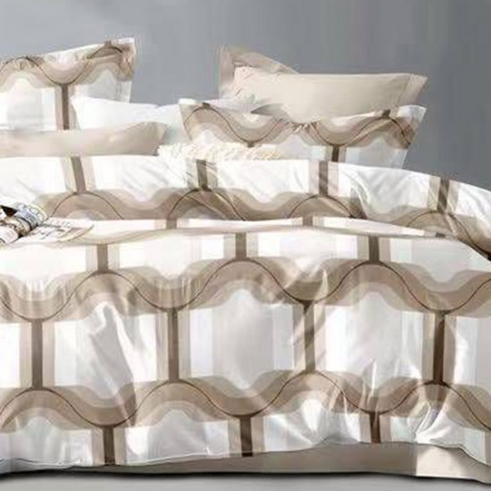 Lenjerie de pat Bumbac Finet 6 Piese Elyndra