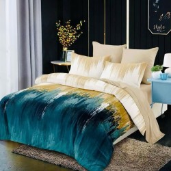 Lenjerie de pat Bumbac Finet 6 Piese Elara