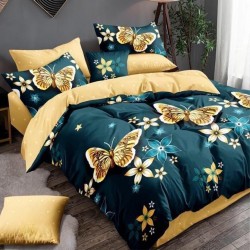 Lenjerie de pat cu Elastic Bumbac Finet 6 Piese