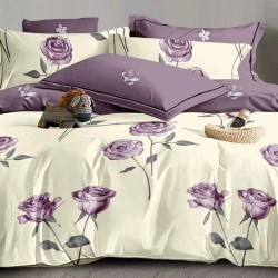 Lenjerie de pat cu Elastic Bumbac Finet 6 Piese Lenjerie de pat cu Elastic Bumbac Finet 6 Piese