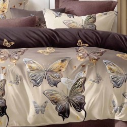 Lenjerie de pat cu Elastic Bumbac Finet 6 Piese Lenjerie de pat cu Elastic Bumbac Finet 6 Piese