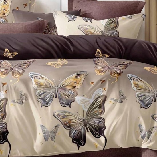 Lenjerie de pat cu Elastic Bumbac Finet 6 Piese Lenjerie de pat cu Elastic Bumbac Finet 6 Piese