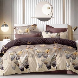 Lenjerie de pat cu Elastic Bumbac Finet 6 Piese