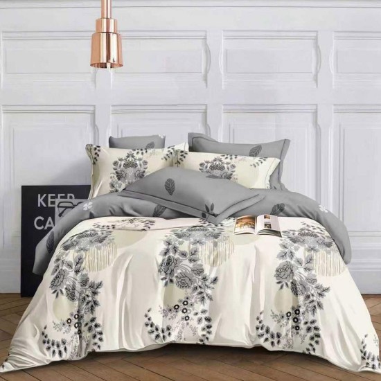 Lenjerie de pat cu Elastic Bumbac Finet 6 Piese