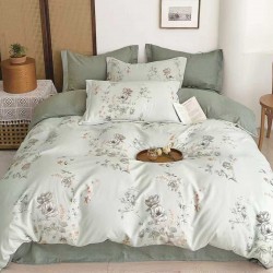 Lenjerie de pat cu Elastic Bumbac Finet 6 Piese