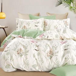 Lenjerie de pat cu Elastic Bumbac Finet 6 Piese