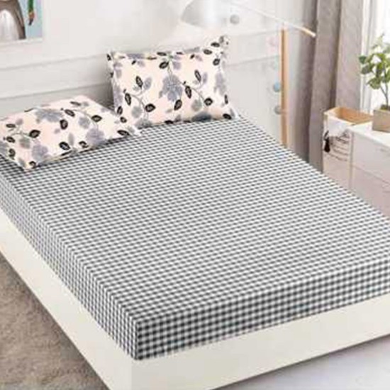 Lenjerie de pat cu Elastic Bumbac Finet 6 Piese