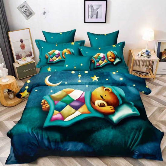 Sleppy Bear Lenjerie Bumbac Finet 6 Piese Sleppy Bear Lenjerie Bumbac Finet 6 Piese